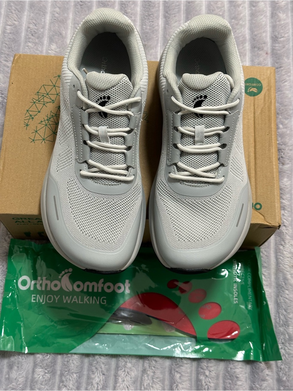 OrthoComfoot Wide‐Toe Hiking Shoes — Men’s US 10 / EU 44 — NEW in Box (Wide)